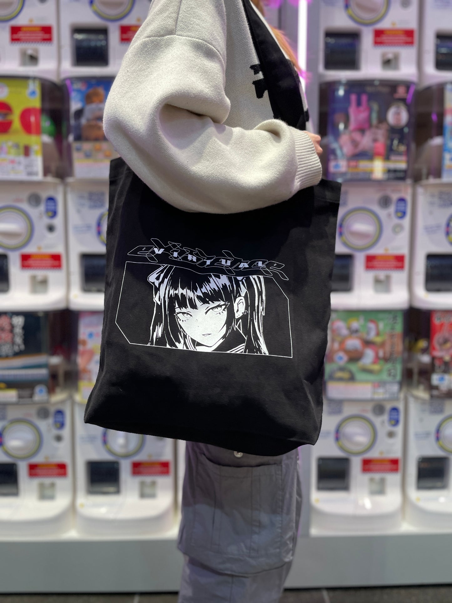 VIRTUAL EXISTENCE TOTE (white ver.)