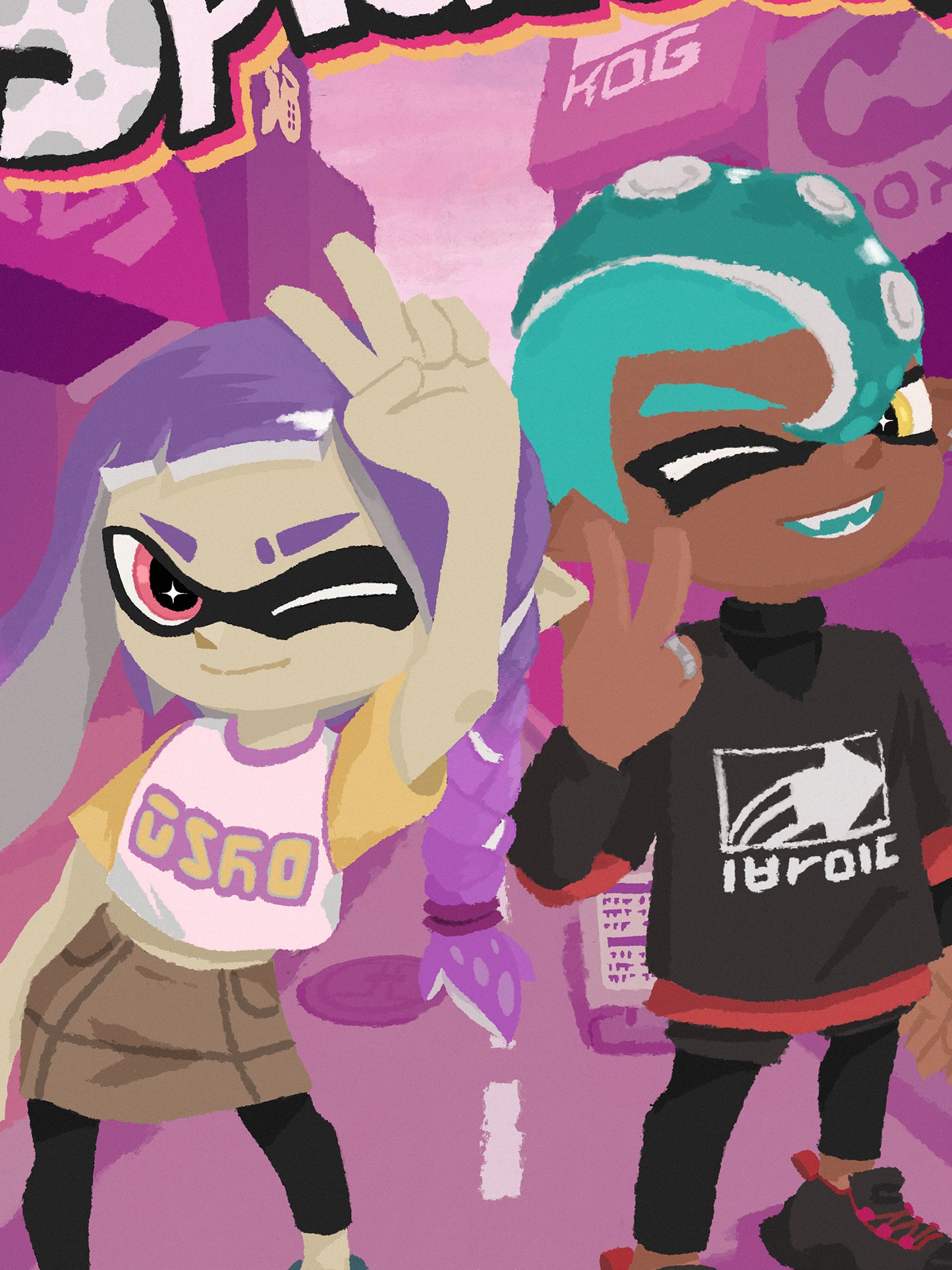 SPLATOON A3 Print