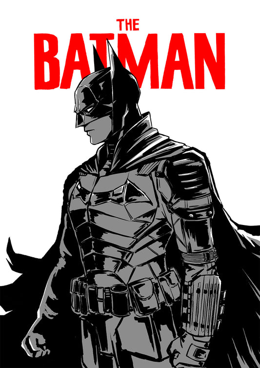 THE BATMAN (White Ver.) Print